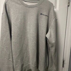 Champion Sweatshirt Gray Size XL Crew Neck Long Sleeve